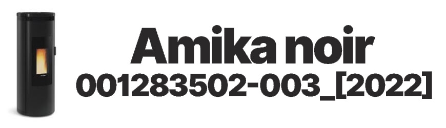 Pièces détachées Extraflame Amika Noir 001283502-003 2022 | Firelovers