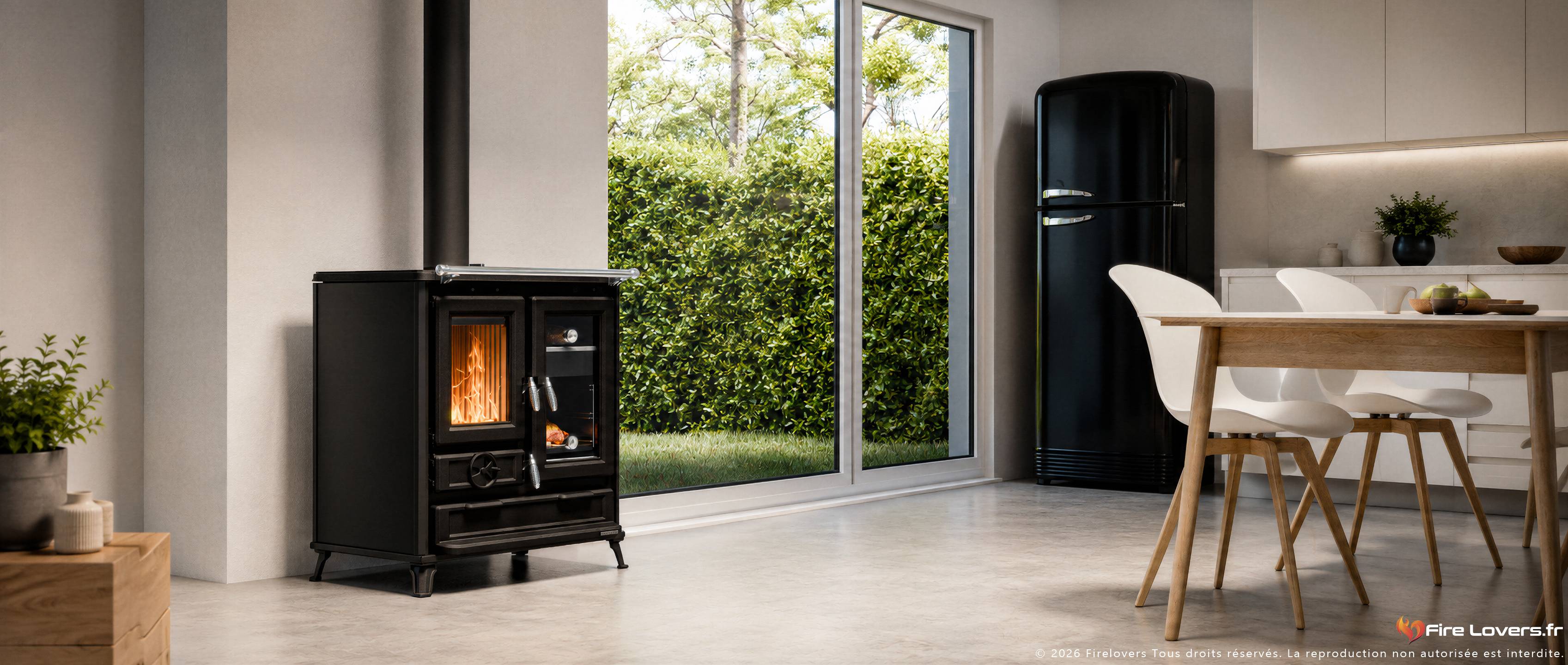 Cuisinière à bois Thermorossi Klarissa Evo — vue principale