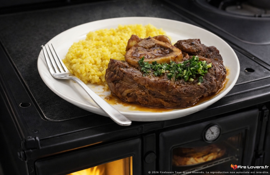 Ossobuco alla Milanese con Gremolata : Recette Authentique au Feu de Bois