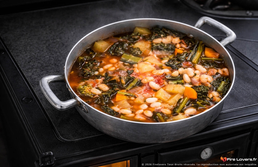 Ribollita Toscana : Recette Authentique au Feu de Bois