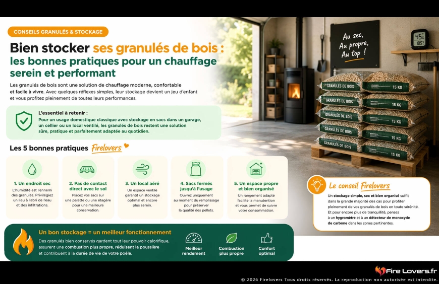 Bien stocker ses granulés de bois : conseils simples pour un chauffage serein
