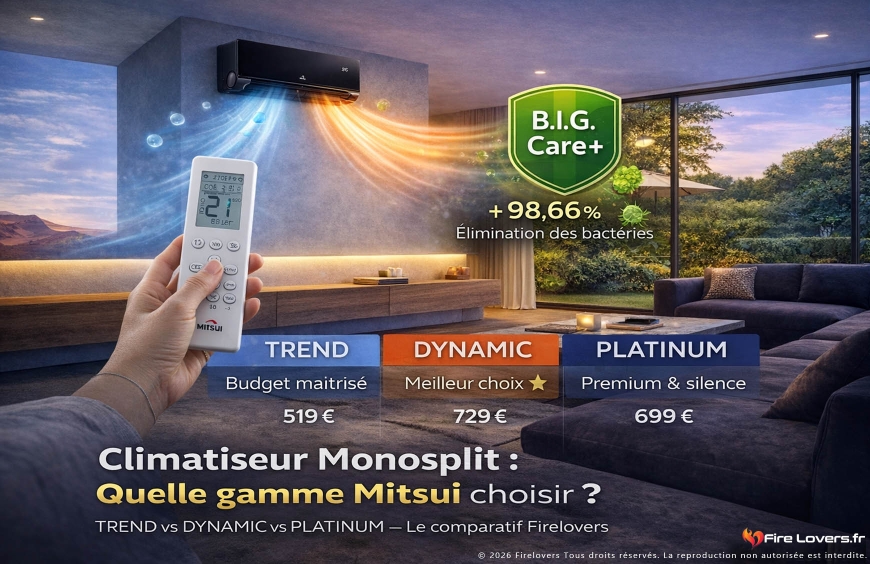 Guide d'achat Firelovers · Climatisation réversible monosplit