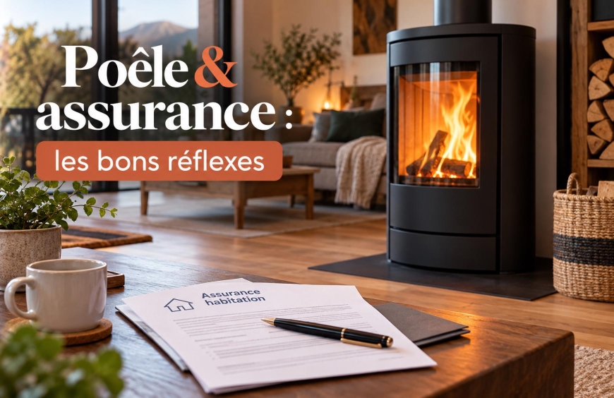 Poêle à bois ou à granulés et assurance habitation : faut-il déclarer son installation ?